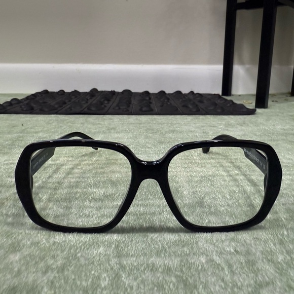 EyeBuyDirect Blue light Glasses + yellow Pouch - Picture 3 of 5